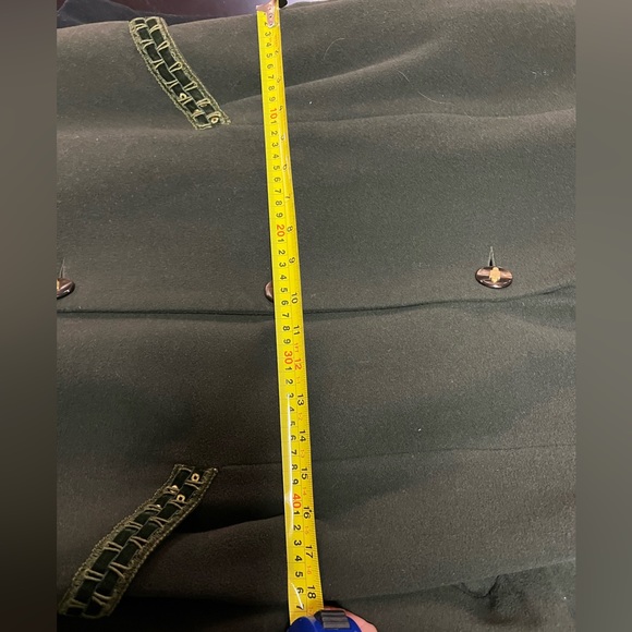 Women's Boutique Italian Sergio Feretti Jacket Pea Coat - Picture 16 of 16